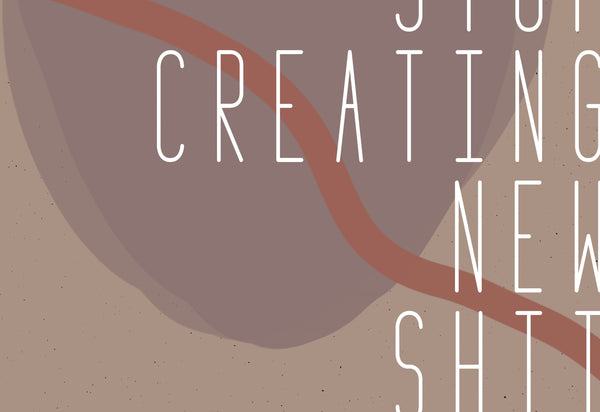 NEVER STOP CREATING Wall Art Printable