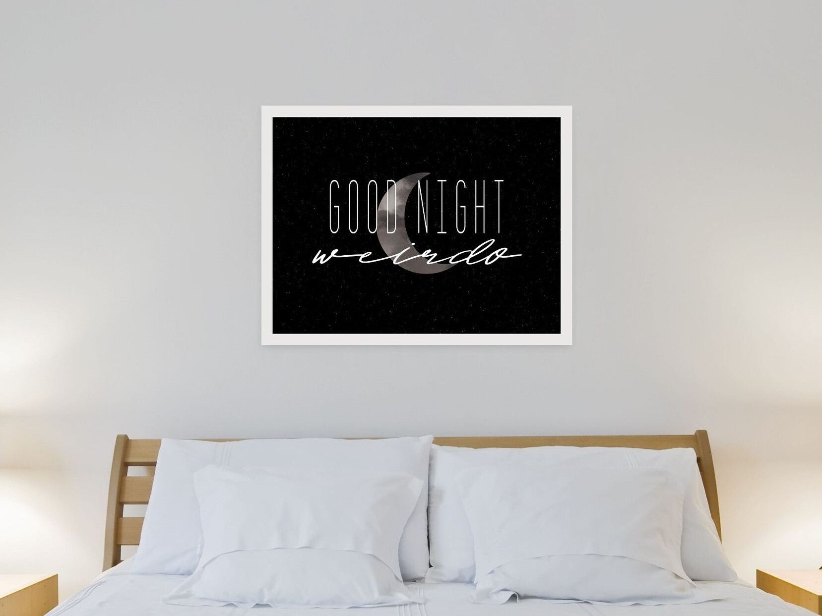 GOOD NIGHT WEIRDO Wall Art Printable